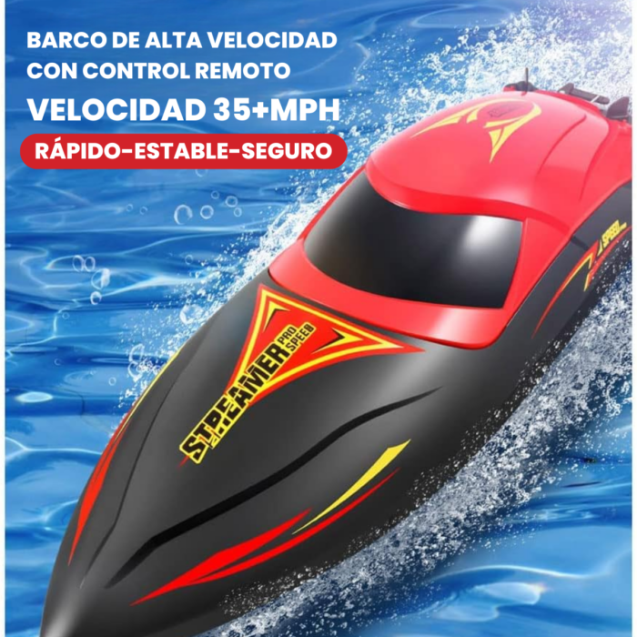 Lancha Deportiva Alta Velocidad 35 Km/h Control Remoto Brushless - Imagen 2