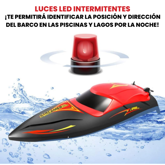 Lancha Deportiva Alta Velocidad 35 Km/h Control Remoto Brushless - Imagen 3