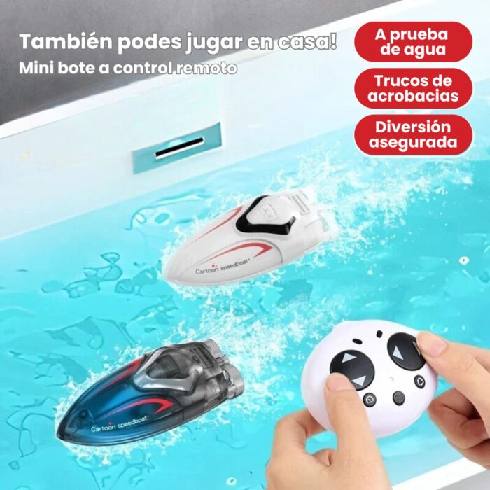 Mini Barco a Control Remoto (2 Jugadores) ToySky C166-1 - Imagen 5