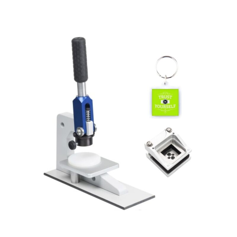 Kit Máquina C50 Para Hacer Llaveros Acrílico Cuadrado